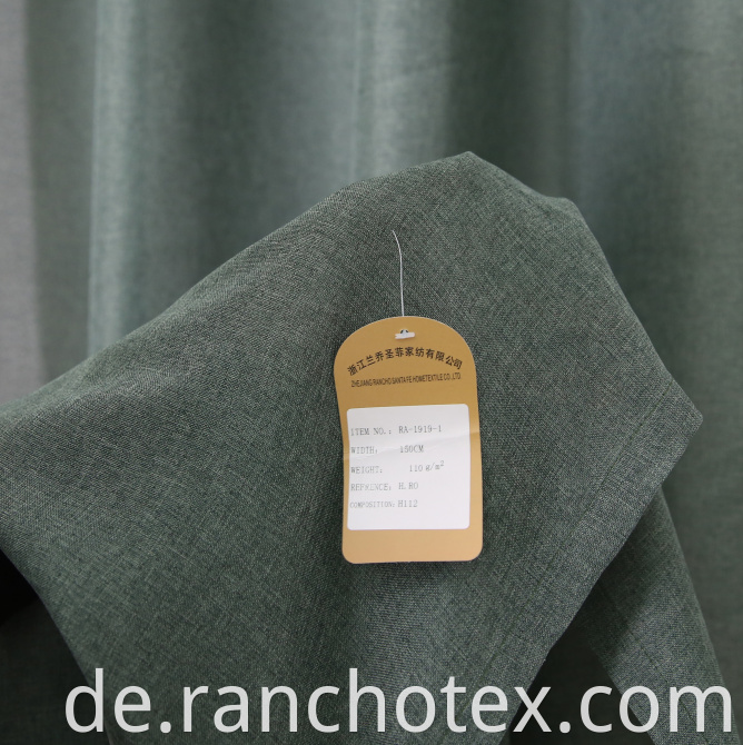 Luxus massiv aussehen aussehen schiere Vorhang 100% Polyester Normalvorhang graue Geschäftsvorhänge